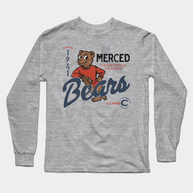 Merced Bears Long Sleeve T-Shirt by MindsparkCreative